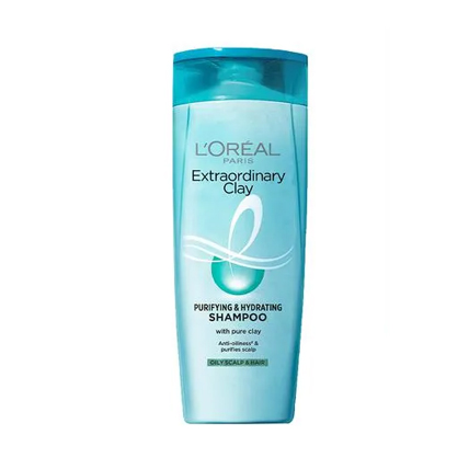 Loreal Paris Shampoo Extraordinary Clay Purifying And Hydrating 